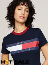 Camiseta Corta Women Tommy Hilfiger Navy XS Camiseta